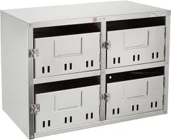 【開封済・未使用品】コーワソニア 集合郵便受箱 ステンレス製 屋内専用 SH-Nシリーズ SH-N4