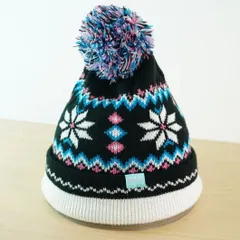 IGNIO  キッズ・ガールズ　編み込みニット帽　サイズ５４cm〜５６cm　キャップ　帽子　スタイルハット　[[RR]]