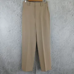 UNITED ARROWS ユナイテッドアローズ ツイルワイドパンツ ベージュ レディース ボトムス サイズ38 〇□