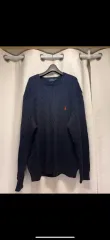 ポロ ネイビー ニット xl