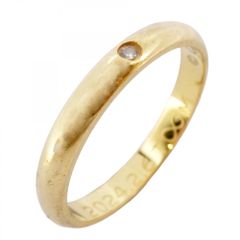 カルティエ(Cartier) カルティエ リング クラシックウェンディング 1PD 18KYG イエローゴールド ダイヤモンド ＃49レディース