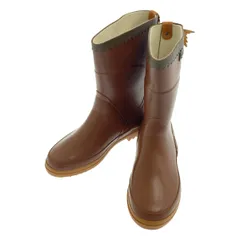 【美品】  AIGLE / エーグル | ビゾン ラバーレインブーツ | 35 | ブラウン | レディース