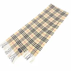 BURBERRY LONDON バーバリーロンドン マフラー/ノバチェック  カシミヤ100％    ベージュ レディース / 240001178845