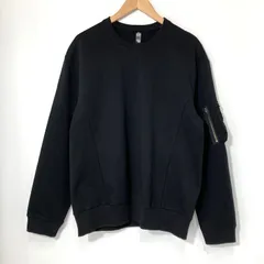 wjk ダブルジェイケイ スウェット ユーティリティポケットスウェットシャツ 7116cj31h トレーナー Lサイズ ブラック トップス A15653◆のサムネイル