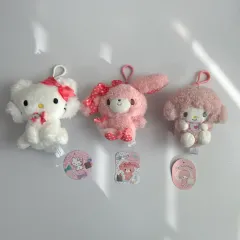 (まとめ売り) サンリオ ボンボンリボン チャーミーキティ マイ スウィートピアノ ぬいぐるみ キーリング