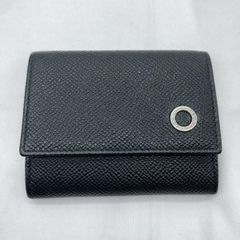 未使用に近い ブルガリ コインケース 小銭入れ レザー ロゴマニア