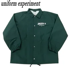 23SS uniform experiment ユニフォームエクスペリメント JAZZY 5 コーチジャケット 4 GRN/グリーン