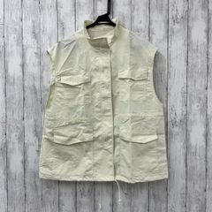 [ Wcloset ] 더블 클로젯 하이넥 밀리터리 베스트 프리 사이즈