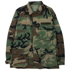 古着 米軍 迷彩柄 ウッドランドカモ B.D.U ミリタリージャケット SMALL-REGULAR メンズS相当 ヴィンテージ/eaa606899