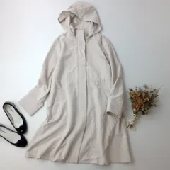 any SiS エニィスィス オンワード樫山 2WAY フーデットロングコート アイボリー (61E＋9895)26H☆