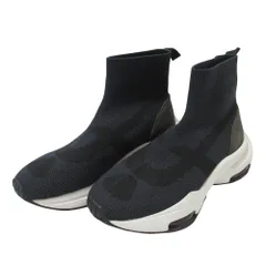 美品 ASH アッシュ ニットソックススニーカー 37 約23.5cm ネイビー レディース 古着 中古 USED