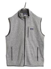 【お得なクーポン配布中!】 パタゴニア ベターセーター ベスト メンズ L 13年製 フリース セーター 前開き フルジップ アウトドア 重ね着 ハイネック ワンポイント 灰