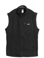 【お得なクーポン配布中!】 パタゴニア ベターセーター ベスト メンズ M / 古着 13年製 フリース セーター 前開き フルジップ アウトドア 重ね着 ハイネック ブラック 