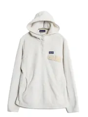 【お得なクーポン配布中!】 パタゴニア リツール スナップT フーディ ジャケット レディース M 古着 13年製 アウトドア パイル フリース ブルゾン ハイネック 廃盤 白