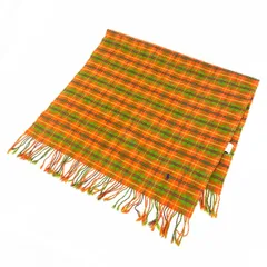 RALPH LAUREN ラルフローレン ひざ掛け/ブランケット  チェック柄/ウール100％/市田株式会社    オレンジ ユニセックス / 240002232336