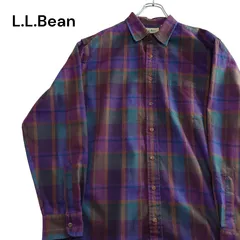 【80～90s】L.L.Bean エルエルビーン ライトネルシャツ チェック柄 80年代 90年代 古着 ヴィンテージ 長袖シャツ アメカジ