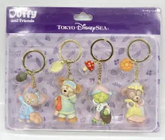 東京ディズニーシー キーチェーン4個 Duffy and Friends Fall's Sound Invitations