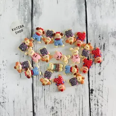 デコパーツ 20個セット ハンドメイド素材 デコレーション用 パーツ