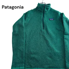 【ハーフジップ】Patagonia パタゴニア ベターセーター フリース 古着 グリーン アウトドア