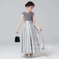 特価★子供 ロングドレス 子供ドレス キッズ 女の子 ワンピース ドレス  発表会ドレス ピアノ発表会 フォーマル パーティー ピアノ 子供服 卒業式 演奏会 入園式 結婚式 お誕生日 プレゼント 110cm-150cm CTZ121P092