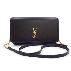 美品 YSL ブラック ショルダーバッグ サンローラン 卒園式 - メルカリ