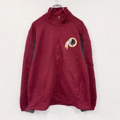 古着 used　NFL　トラックジャケット/ジャージ　ワシントン レッドスキンズ　赤　レッド　Lサイズ