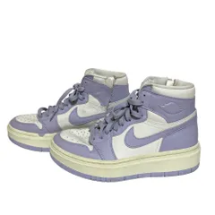 良品 NIKE ナイキ WMNS Air Jordan 1 High Elevate Titanium エレベート チタニウム スニーカー DN3253-105 25.5cm パープル レディース 古着 中古 USED
