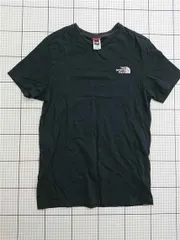 ◇ ⊂ ザ・ノース・フェイス THE NORTH FACE ロゴTシャツ ブラック系 メンズ E  【1512020018372】