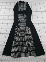 ◇ ⊇ リエンダ rienda 110FA773-1090A 千鳥格子ニットワンピース レディース FREE E  【1512020003118】