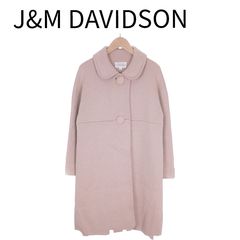 ジェイアンドエムデヴィッドソン J&M Davidson ニットコート ピンク