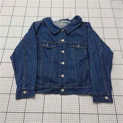 ◇ ⊇ コルザ COLZA デニムジャケット レディース Lサイズ 綿100% ブルー系 E  【1512100004493】