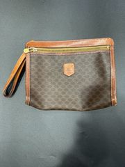 OLD CELINE オールドセリーヌ ITALY製 マカダム柄 セカンドバッグ