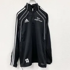 古着 used　adidas　アディダス　トラックジャケット/ジャージ　パフォーマンスロゴ　ブラック　Lサイズ