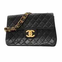 シャネル(Chanel) シャネル ショルダーバッグ デカマトラッセ Wチェーン ラムスキン ブラック レディース P2091427