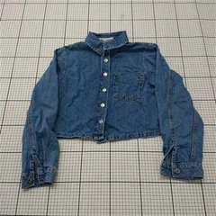 ◇ Θ ザラ ZARA デニムクロップドジャケット Sサイズ レディース E  【1512100004707】