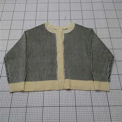 ◇ ⊇ ユナイテッドアローズ A DAY IN THE LIFE ボーダー ニットカーディガン レディース E  【1512100004660】