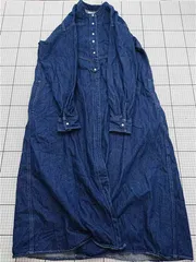 ◇ Θ シップス SHIPS any デニムシャツワンピース コットン100% レディース E  【1512190004564】