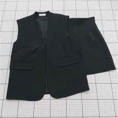 ◇ Θ スナイデル SNIDEL SWF0221067 セットアップ ベスト＆スカート ブラック系 レディース E  【1512190004397】