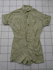 ◇ ⊂ ザラ ZARA 半袖ショートオールインワン ベージュ系 Sサイズ レディース E  【1512220052343】