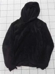 ◇ ⊇ コムサイズム COMME CA ISM 47-99CI01 ボアフリースパーカー ブラック系 メンズ M E  【1512220052299】