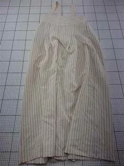 ◇ ⊂ コムコカ comcoca 26-250114001-31 ストライプサロペット アイボリー系 M レディース E  【1512190007510】