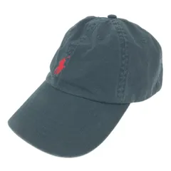 POLO RALPH LAUREN ポロラルフローレン キャップ ONESIZE ポニー刺繍/コットン    ブラック ユニセックス / 240001184057