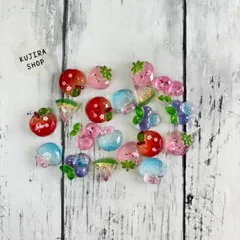 C-4 デコパーツ 20個セット ハンドメイド素材 デコレーション用 パーツ