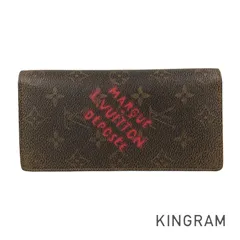 ルイ・ヴィトン LOUIS VUITTON モノグラム ダスト ポルトフォイユ ブラザ NM M11706 PVC 長財布 二つ折り ftj【中古】
