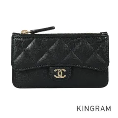 シャネル CHANEL マトラッセ キャビアスキン フラグメントケース ftj【中古】