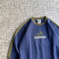 adidas / 00’s logo ringer sweat オールドアディダス　ビッグロゴ　リンガースウェット　パフォーマンスロゴ　万国旗タグ　Y2K 常田