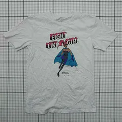 ◇ ⊂ アルマーニエクスチェンジ ARMANI EXCHANGE FIGHT LIKE A GIRL プリントTシャツ Sサイズ メンズ E  【1512220054774】