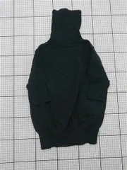 ◇ ⊇ ブランド不明 タートルネックコットンカシミヤ混ニット ブラック系 レディース Fサイズ E  【1512220053531】