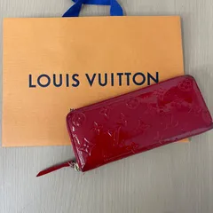▪️ LOUIS VUITTON ルイヴィトン モノグラム ヴェルニ ポルトフォイユ クレマンス 長財布 M90921 レッド 赤