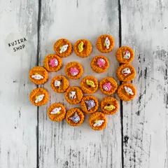 C-10 デコパーツ 20個セット ハンドメイド素材 デコレーション用 パーツ